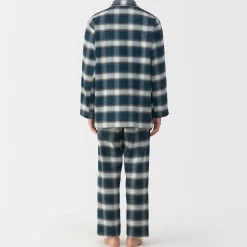 Pyjama en flanelle sans couture latérale pour homme