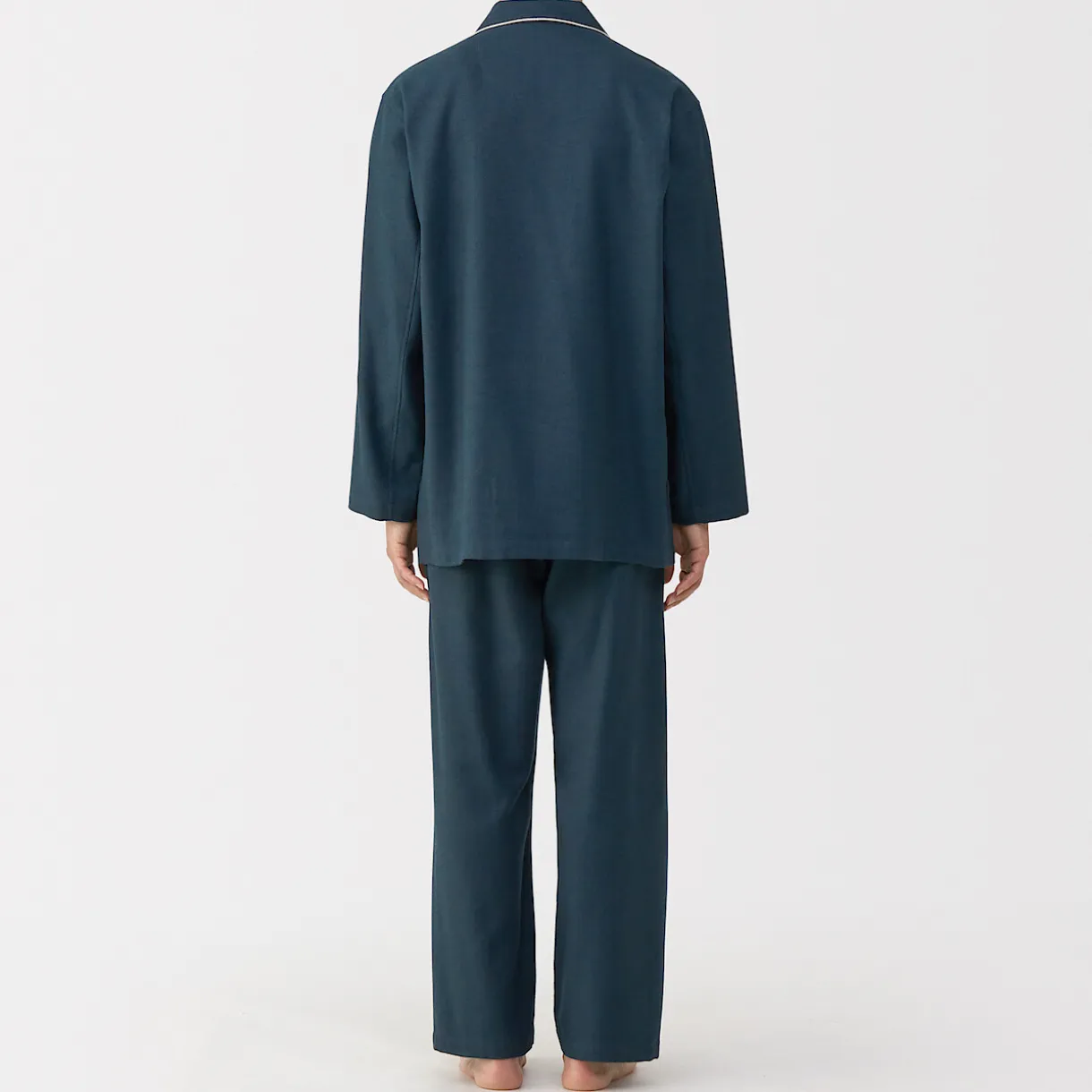 Pyjama en flanelle sans couture latérale pour homme