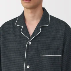 Pyjama en flanelle sans couture latérale pour homme