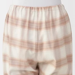 Pyjama en flanelle sans couture latérale pour femme