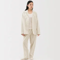 Pyjama unisexe en khadi tissé à la main