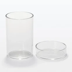 Récipient fin en acrylique 7X9.7cm