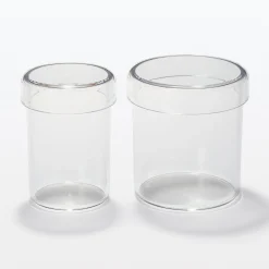 Récipient fin en acrylique 7X9.7cm