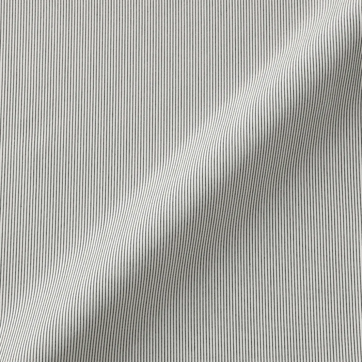 Robe chemise à col montant en popeline de coton biologique pour femme