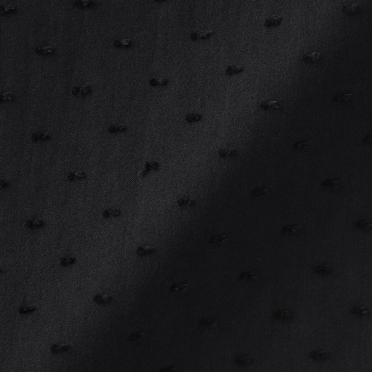 Robe top en double gaze à pois dobby pour femme