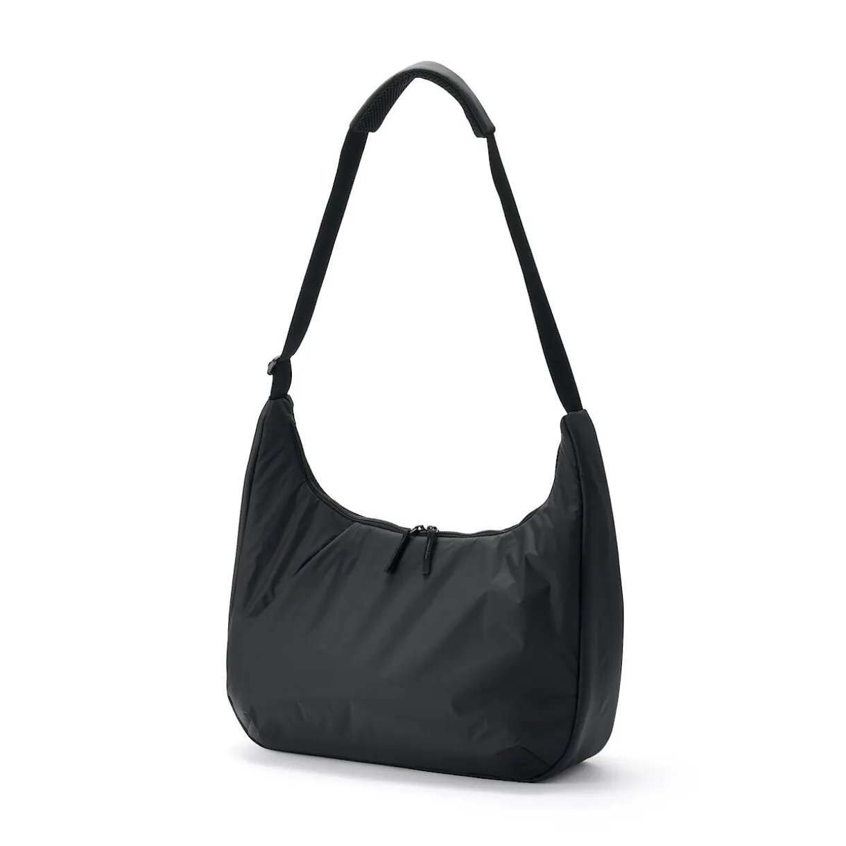 Sac à bandoulière rembourré et déperlant en nylon recyclé