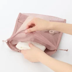 Sac à cordon en maille - Modèle moyen