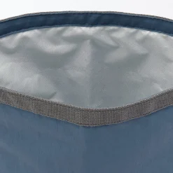 Sac à lunch isotherme à fermeture à enroulement - Grand format - Bleu fumé