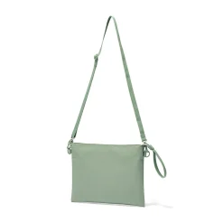 Sacoche à bandoulière déperlante détachable.