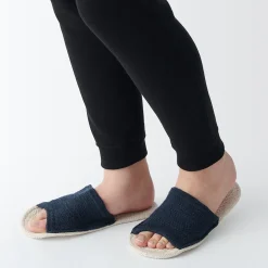 Sandales en mélange de coton