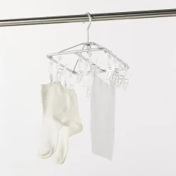 Séchoir rectangulaire en aluminium ‐ 16 pinces