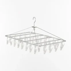 Séchoir rectangulaire en aluminium ‐ 40 pinces