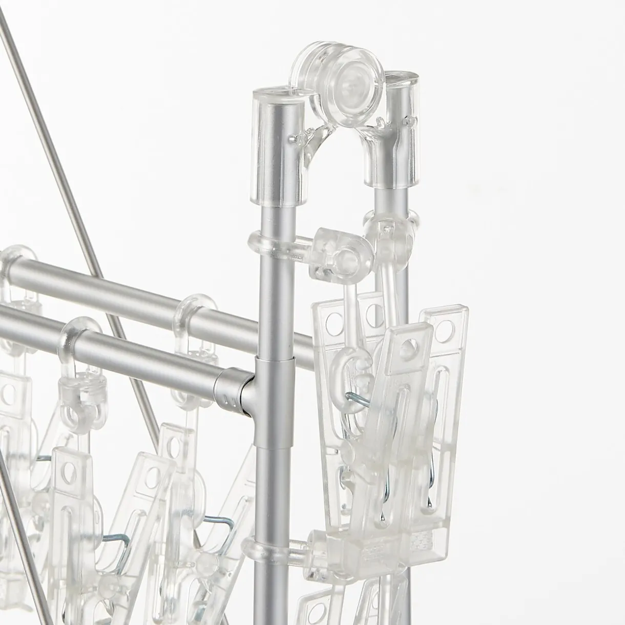 Séchoir rectangulaire en aluminium ‐ 40 pinces