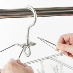 Séchoir rectangulaire en aluminium ‐ 40 pinces