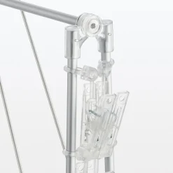 Séchoir rectangulaire pliable en aluminium ‐ 26 pinces