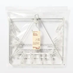Séchoir rectangulaire pliable en aluminium ‐ 26 pinces