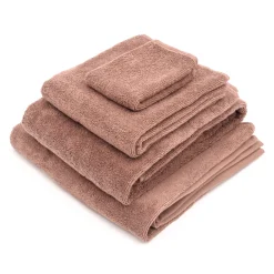 Serviette de bain en velours de coton bio éponge