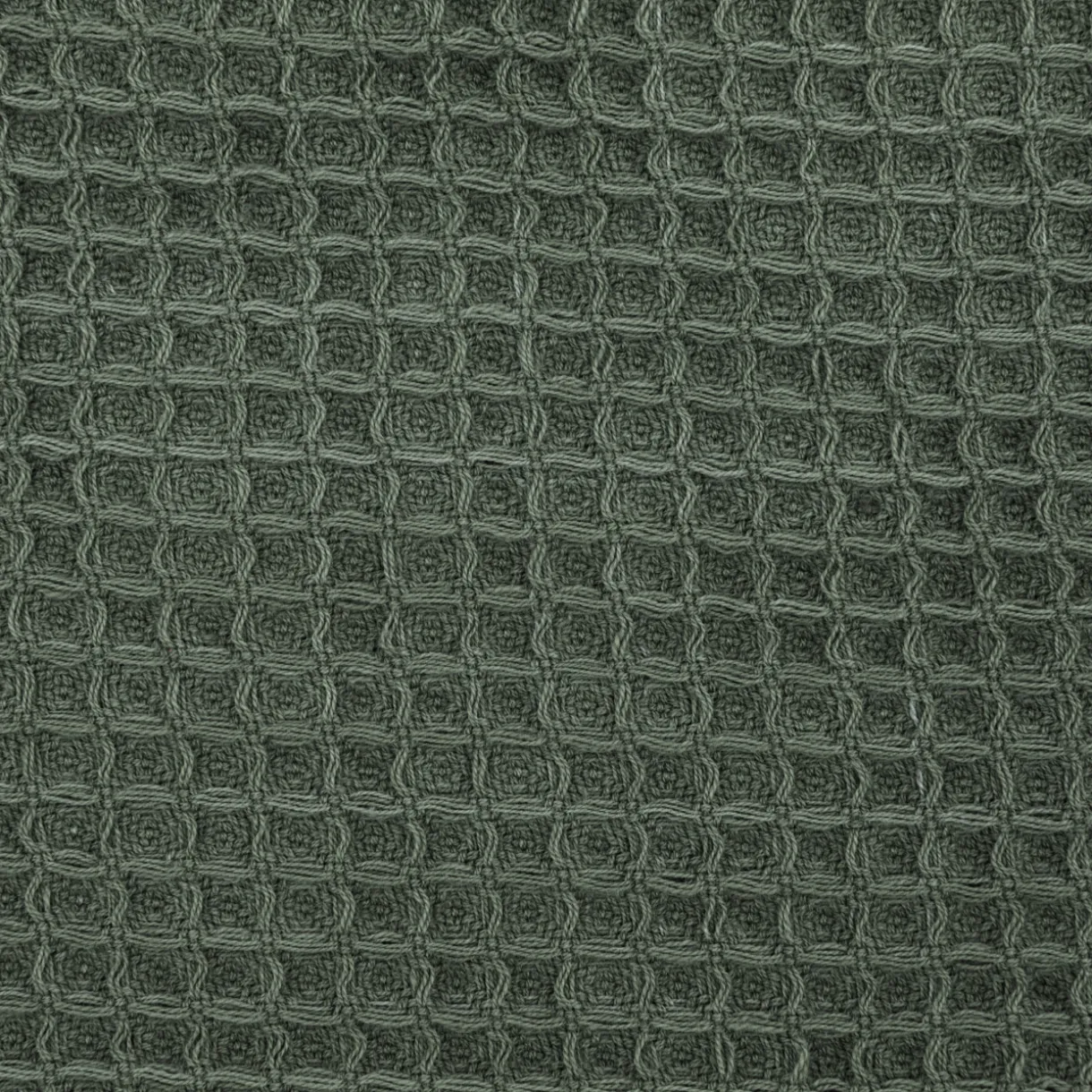 Serviette de bain gaufrée en velours de coton bio