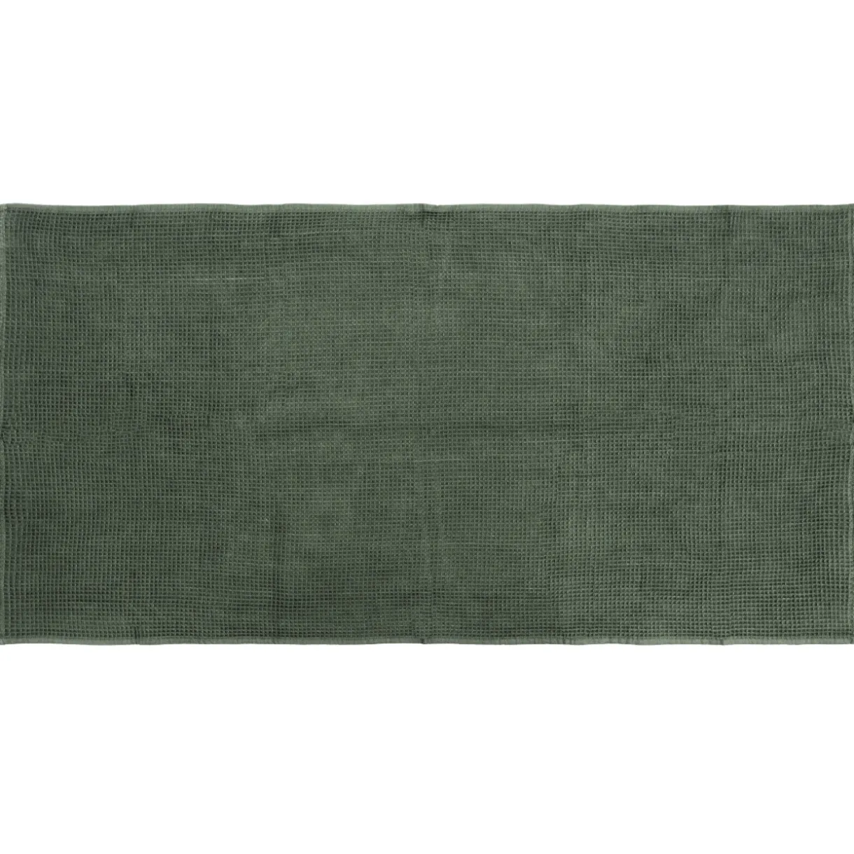 Serviette de bain gaufrée en velours de coton bio