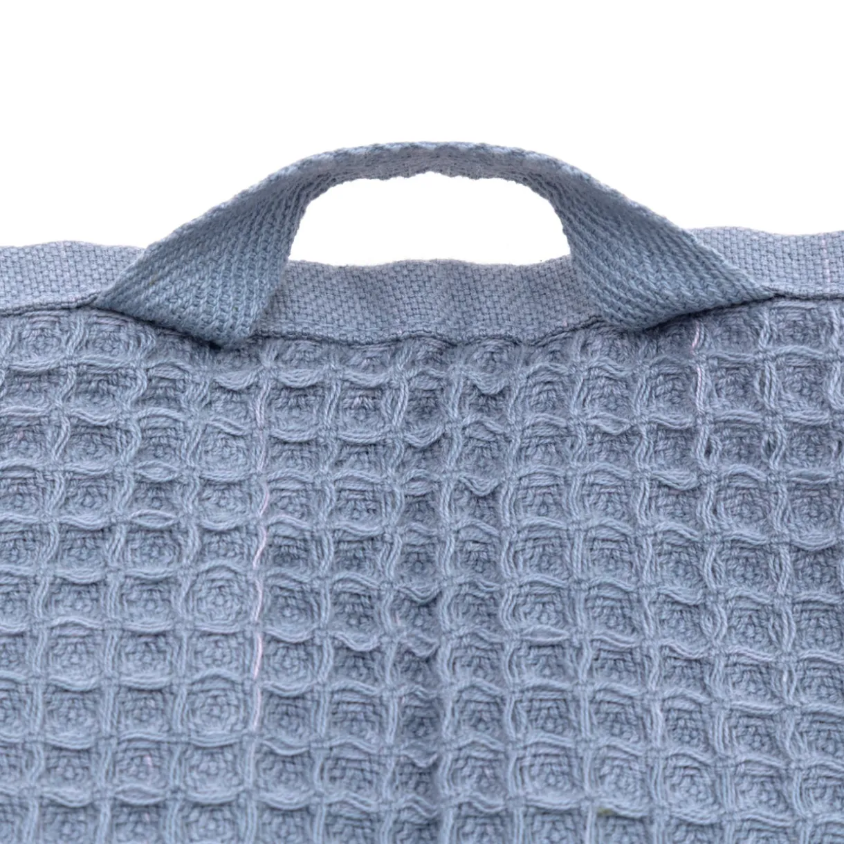 Serviette de bain gaufrée en velours de coton bio