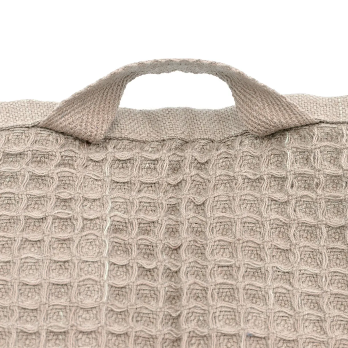 Serviette de bain gaufrée en velours de coton bio