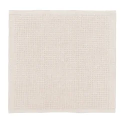 Serviette gaufrée pour le visage en velours de coton bio