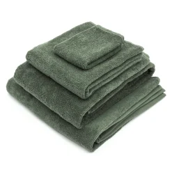 Serviette pour les mains en velours de coton bio éponge