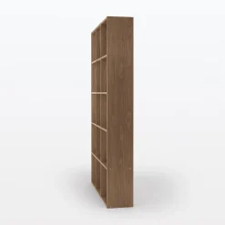 Set de 3 étagères étroites en noyer ‐3x5 niveaux (Dont Eco‐part. 5,30 €)