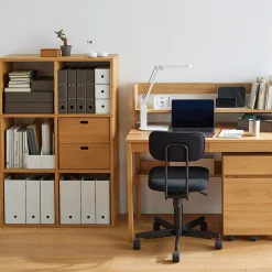 Set de 2 étagères étroites en chêne ‐ 2x3 niveaux (Dont Eco‐part. 2,80 €)