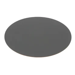 Set de table en cuir recyclé - Gris Cendré