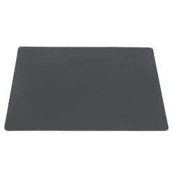 Set de table en cuir recyclé - rectangulaire, Graphite