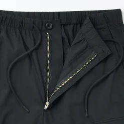 Short cargo en mélange de coton délavé pour homme