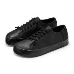 Sneakers basses en cuir pour homme