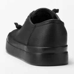 Sneakers basses en cuir pour femme