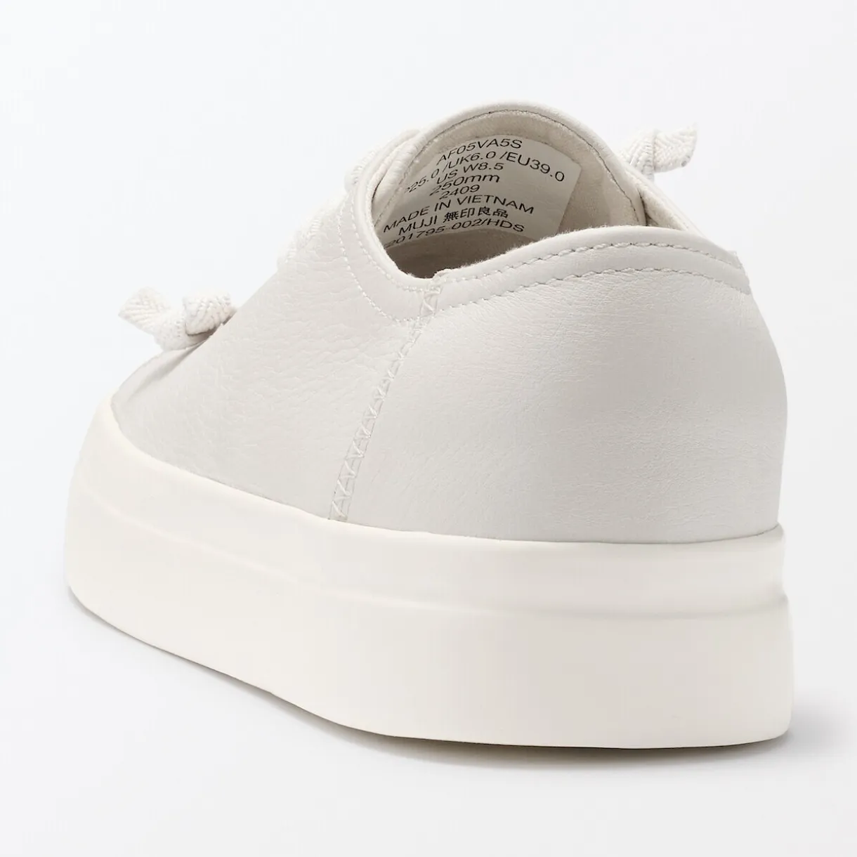 Sneakers basses en cuir pour femme