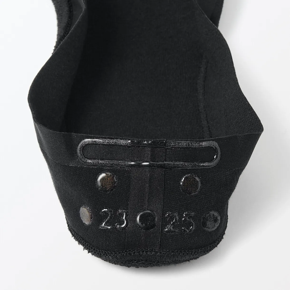 Socquettes à faible hauteur avec prise pour le talon femme