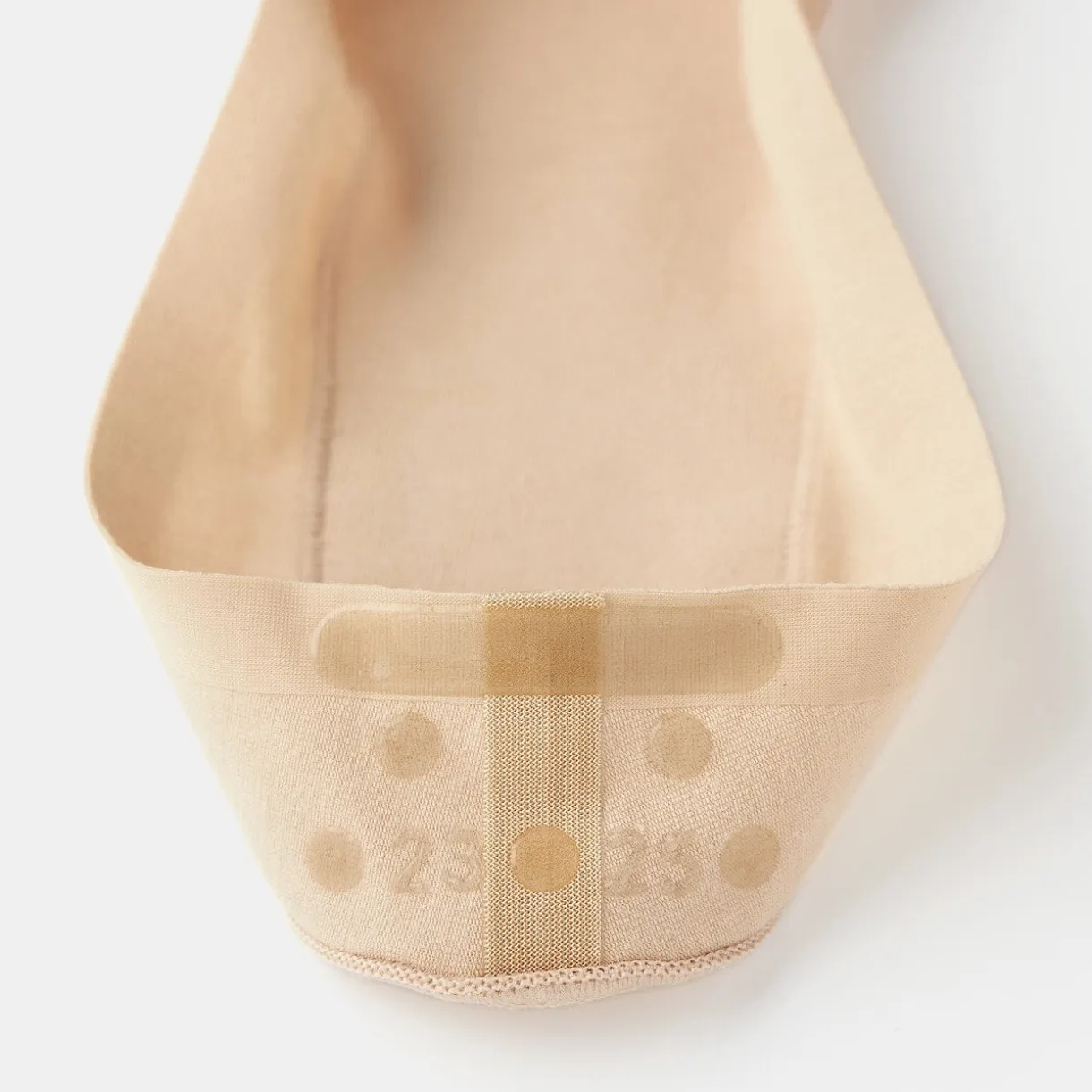 Socquettes à faible hauteur avec prise pour le talon femme