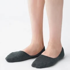 Socquettes fines antidérapantes en mélange de coton homme