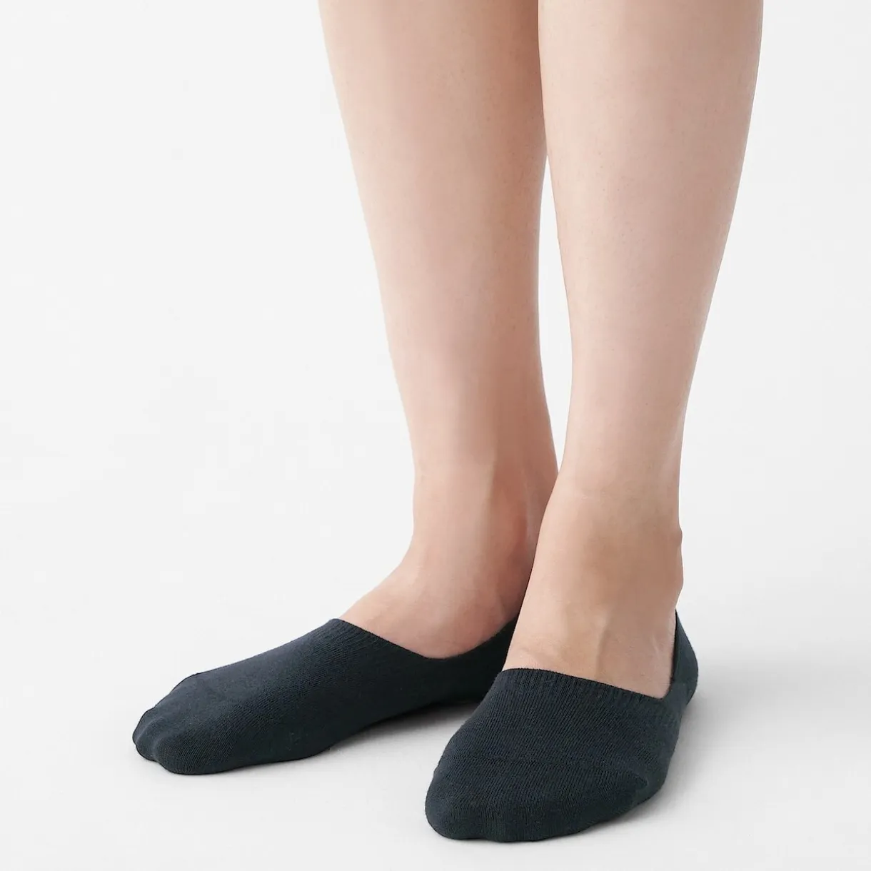 Socquettes fines en mélange de coton invisibles femme