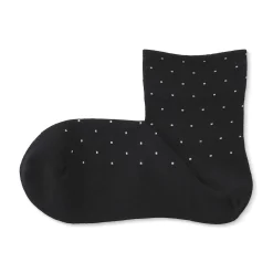 Soquettes à pois et à bordures confortables pour femme