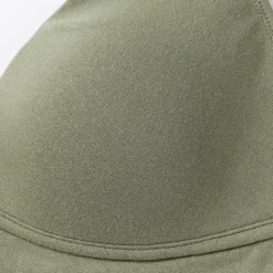 Soutien‐gorge plongeant sans armature en mélange de coton pour femme