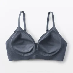 Soutien-gorge sans armature en mélange de coton pour femme