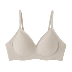 Soutien-gorge sans armature en mélange de coton pour femme
