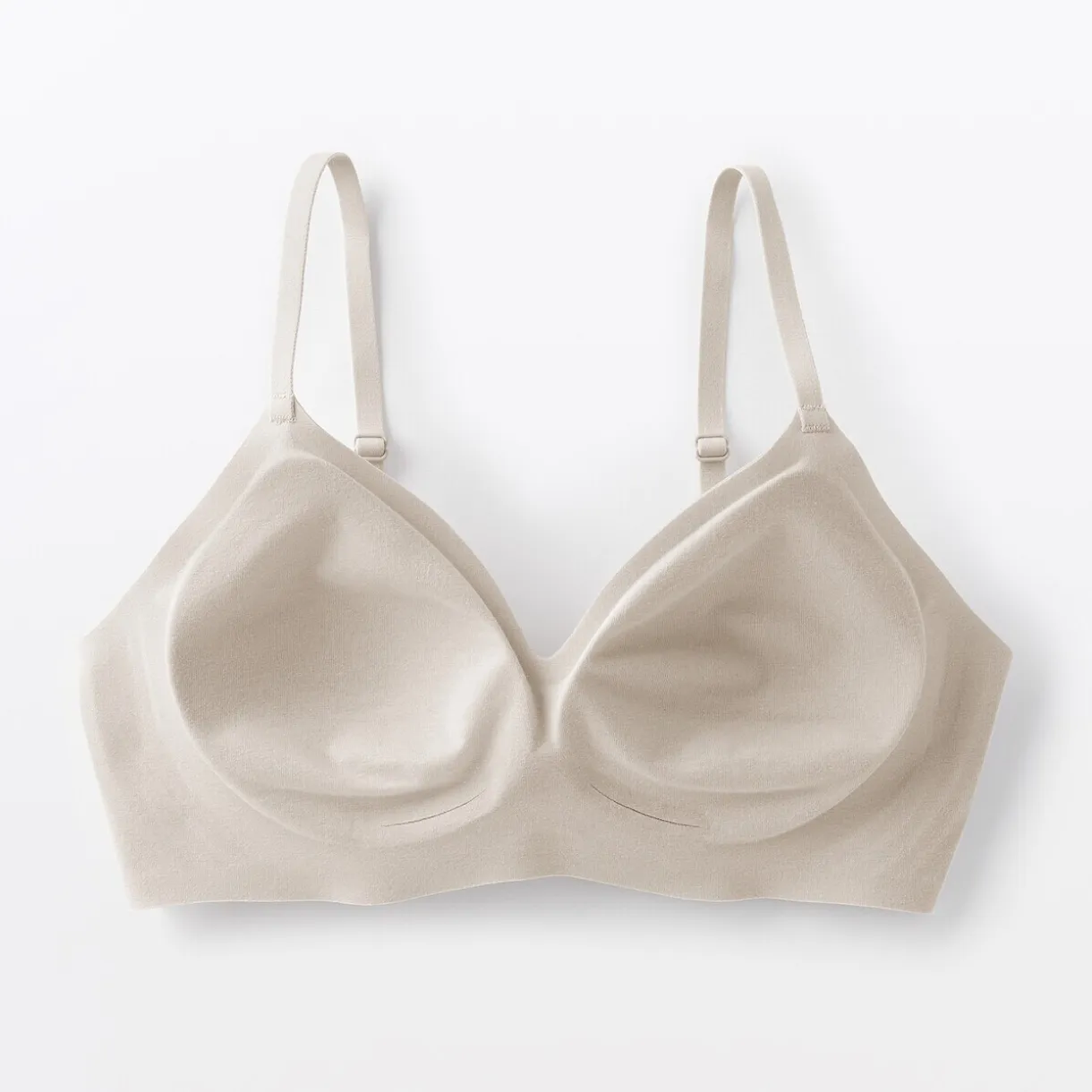 Soutien-gorge sans armature en mélange de coton pour femme