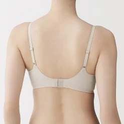 Soutien-gorge sans armature en mélange de coton pour femme