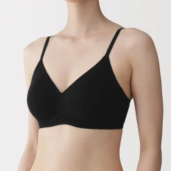 Soutien-gorge sans armature en mélange de coton pour femme