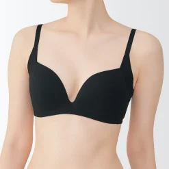 Soutien‐gorge sans armature en mélange de coton avec maintien latéral pour femme