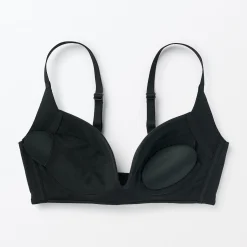 Soutien‐gorge sans armature en mélange de coton avec maintien latéral pour femme