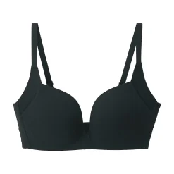 Soutien‐gorge sans armature en mélange de coton avec maintien latéral pour femme