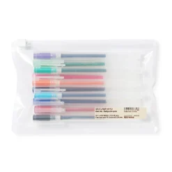 Stylo à bille à encre gel coloré - 0,38 mm - Lot de 10